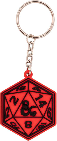 Dungeons & Dragons Dice Logo Keychain