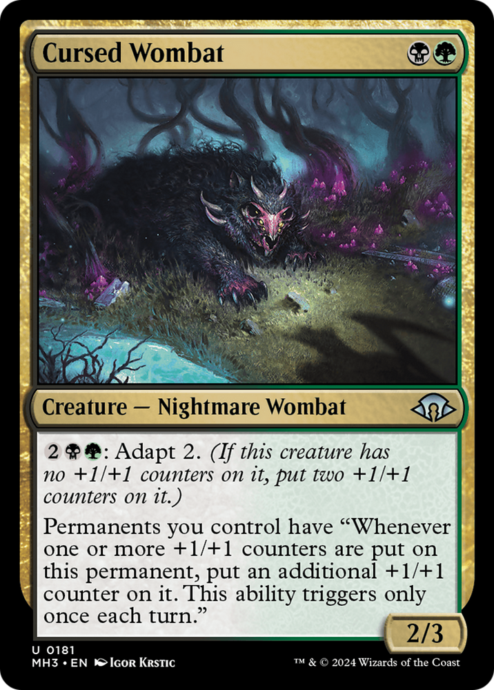 Cyclops Wombat [Modern Horizons 3]