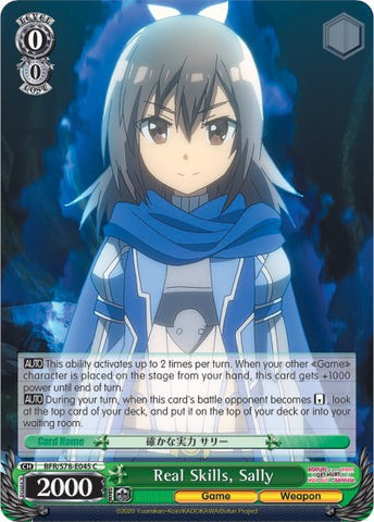 Real Skills, Sally (BFR/S78-E045 C) [BOFURI: I Don't Want to Get Hurt, so I'll Max Out My Defense]