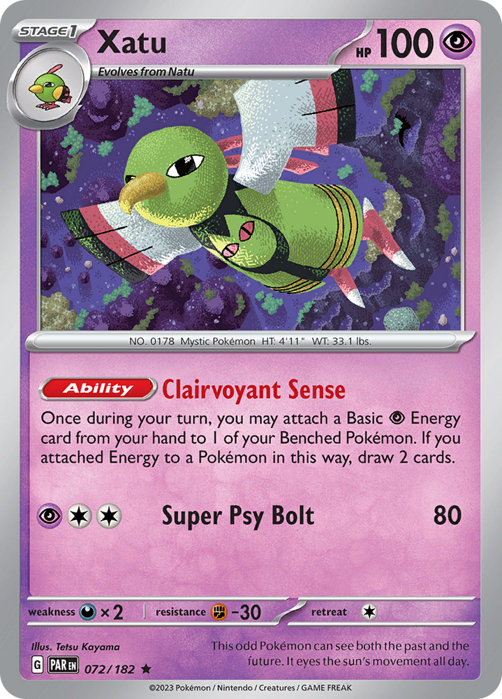 Xatu (072/182) [Scarlet & Violet: Paradox Rift]