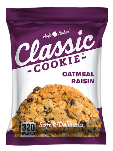 Classic Cookie Oatmeal Raisin 3oz