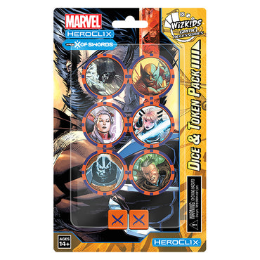 HeroClix: Marvel- X-Men X of Swords Dice & Token Pack