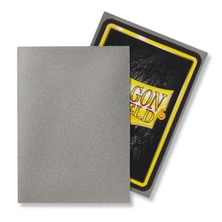 Dragon Shield: Standard 100ct Card Sleeves, Silver Matte