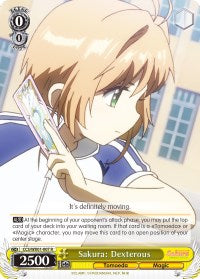 Sakura: Dexterous (CCS/WX01-007 R) [Cardcaptor Sakura: Clear Card]
