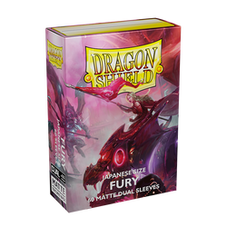 Dragon Shield: Japanese Size 60ct Sleeves - Fury (Dual Matte)