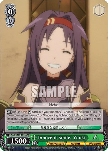 Innocent Smile, Yuuki [Sword Art Online Animation 10th Anniversary]