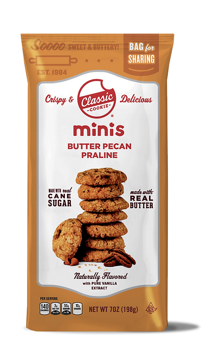 Classic Cookies: Butter Pecan Praline Minis (Sharing Bag)