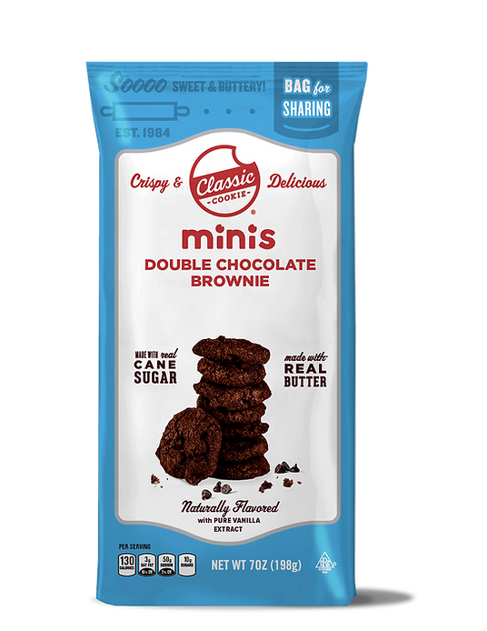 Classic Cookies: Double Chocolate Brownie Minis (Sharing Bag)