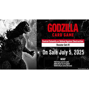 Godzilla TCG Card Game Booster Set 01 Display Box