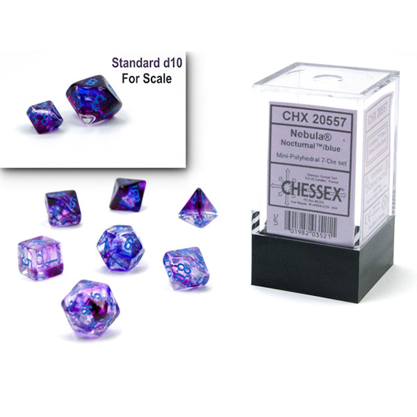 7-Die Set Mini Nebula Luminary: Nocturnal/Blue