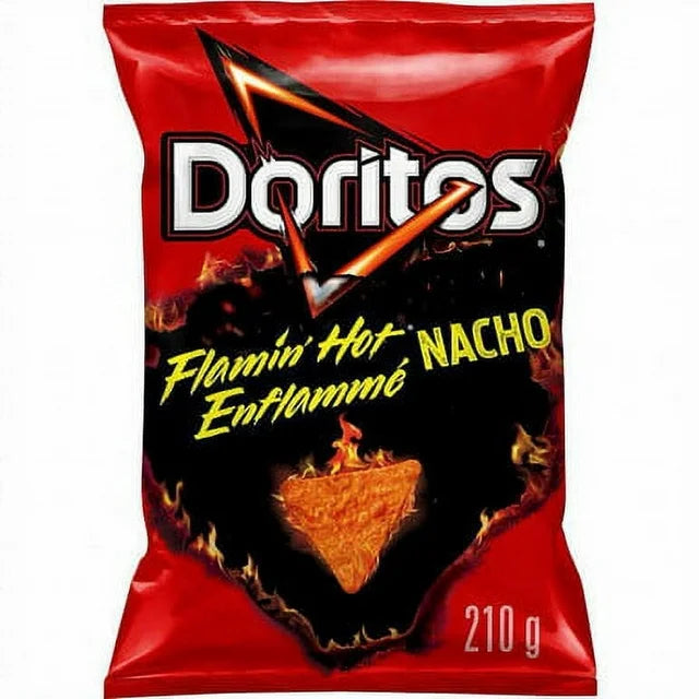 Doritos Flamin Hot Nacho Chip Snack, 2oz