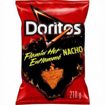 Doritos Flamin Hot Nacho Chip Snack, 2oz