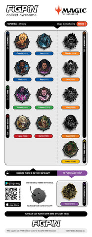 FiGPiN Mystery Mini MTG Magic the Gathering Series 01 Badge Pins