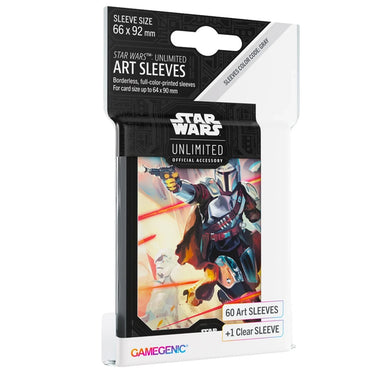 Star Wars: Unlimited Art Mandalorian Card Sleeves, 60ct