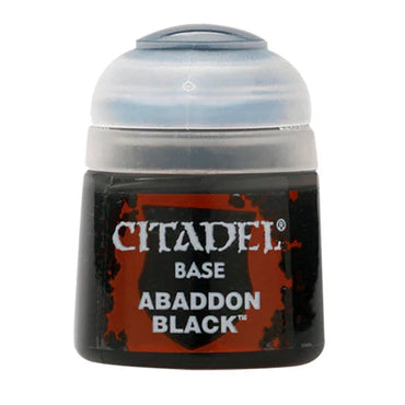 Citadel Base Abaddon Black Paint, 12ml