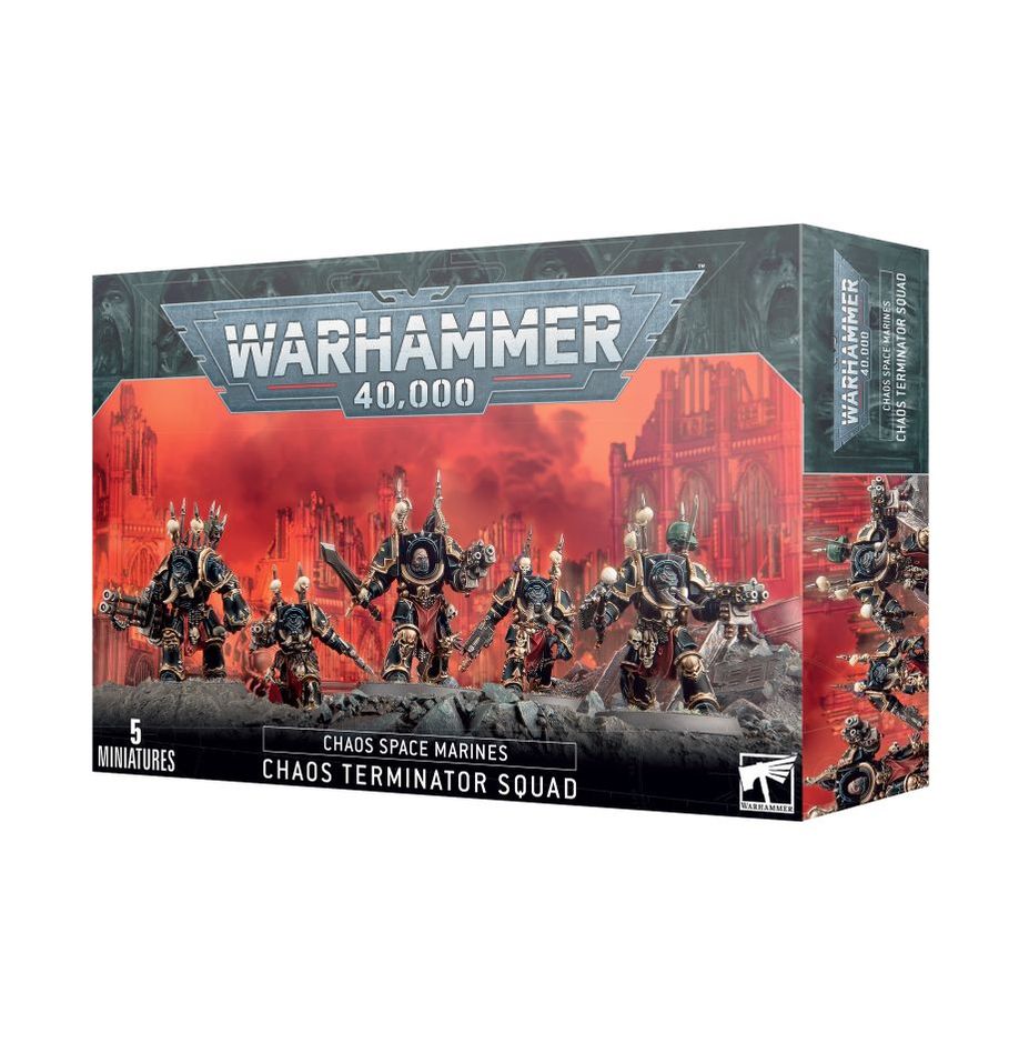 Warhammer 40K Chaos Space Marines Terminators Set