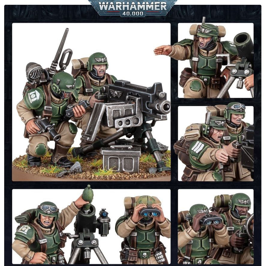 Warhammer 40,000 Astra Militarum Cadian Heavy Weapons Squad