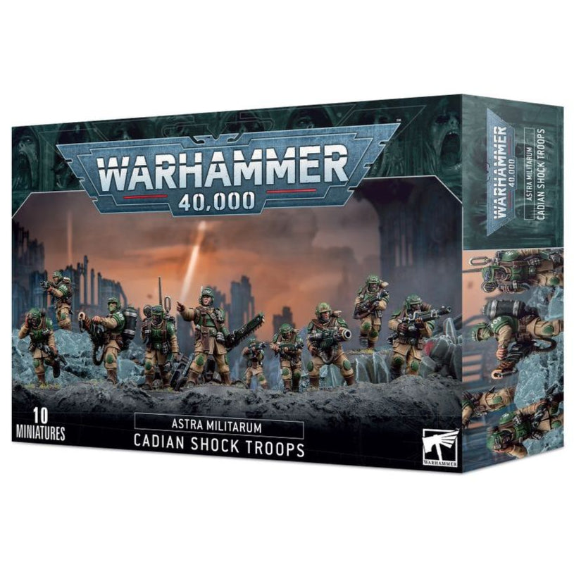 Warhammer 40,000 Astra Militarum Cadian Shock Troops Set