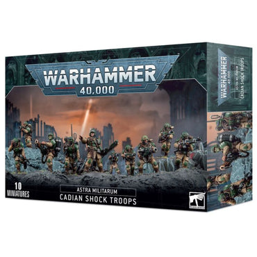 Warhammer 40,000 Astra Militarum Cadian Shock Troops Set