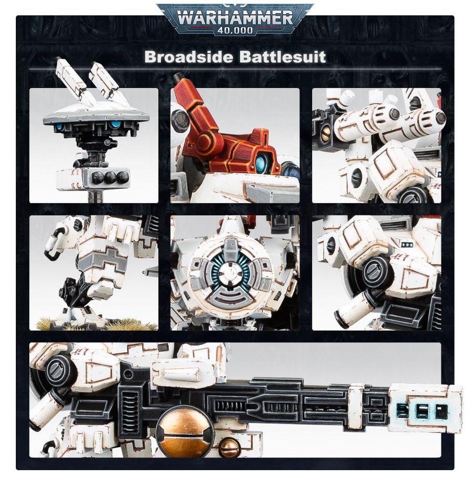 Warhammer 40,000 T'au Empire: Broadside Battlesuit Kit