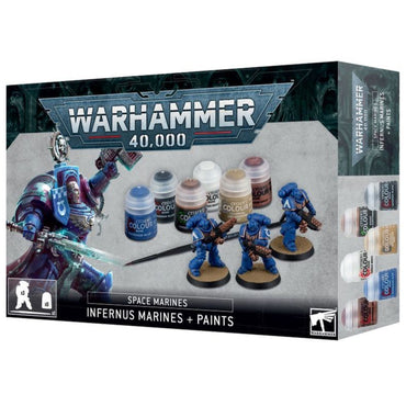 Warhammer 40,000 Space Marines Infernus Marines Set + Paints