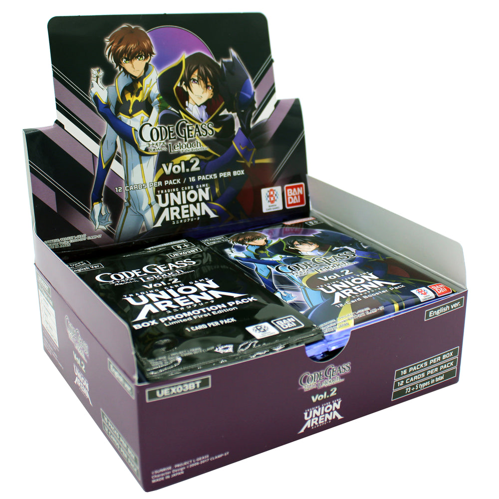 Union Arena CODE GEASS Lelouch of the Rebellion Vol.2 Booster Display [UEX03BT]