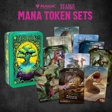 Magic the Gathering Green Token Set