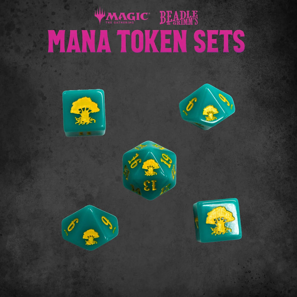 Magic the Gathering Green Token Set