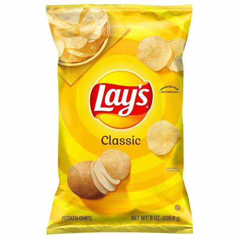 Lays Classic Potato Chip Snack, 1.5oz