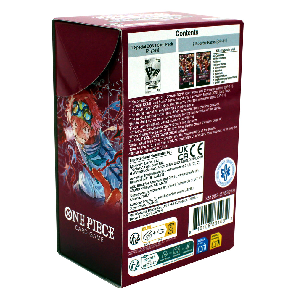 One Piece Double A Fist of Divine Speed Pack Set Volume 7 [OP-11]