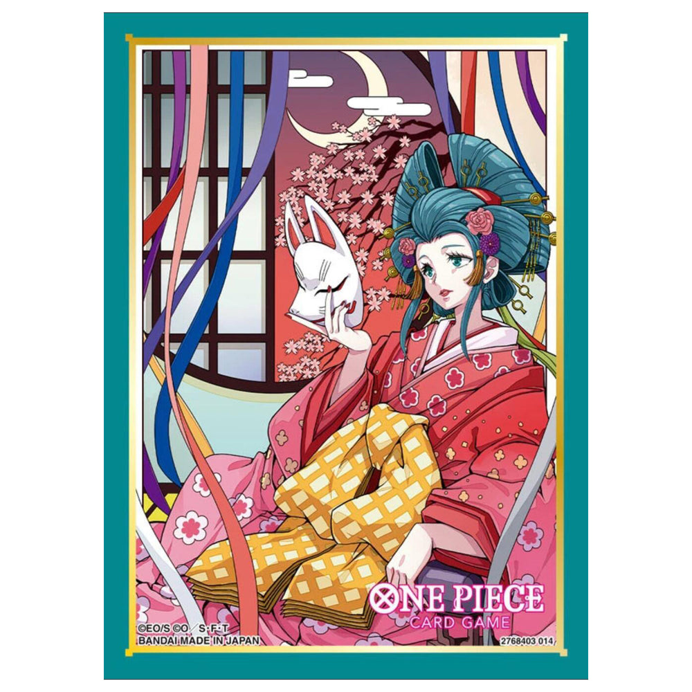 One Piece TCG Kouzuki Hiyori Official Bandai 70ct Card Sleeves