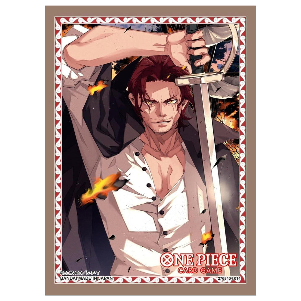 One Piece TCG Shanks Official Bandai 70ct Card Sleeves