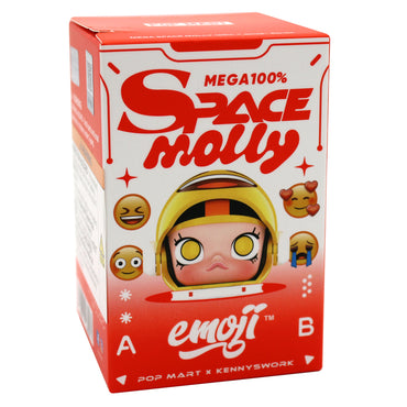 POP MART Mega Space Molly 100% × emoji Series (Blind Box)