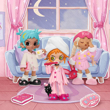 POP MART Lil Peach Riot Sleepover Series Figures (Blind Box)