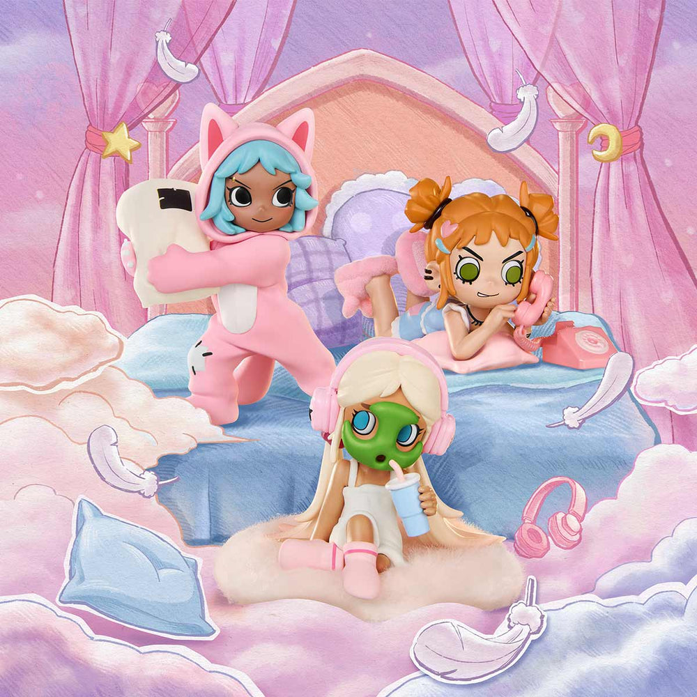 POP MART Lil Peach Riot Sleepover Series Figures (Blind Box)