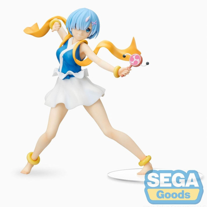 Re:zero Starting Life In Another World Rem Thunder God SPM Anime Figure
