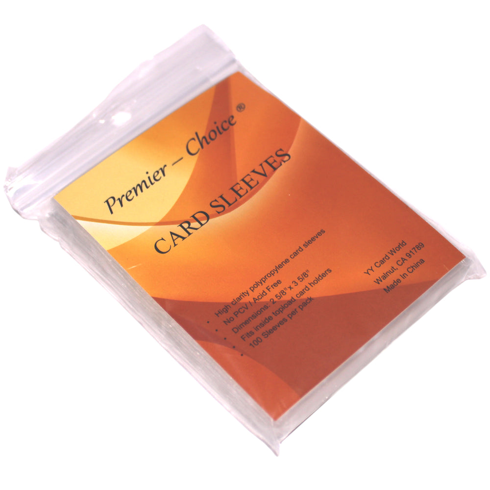 Premier Choice Card Sleeves (Penny Sleeves), 100 Pack