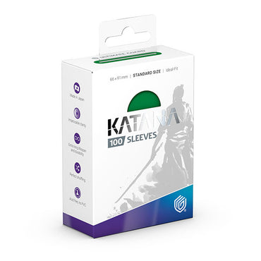 Katana Card Sleeves Standard Size, Jade Garden (100)