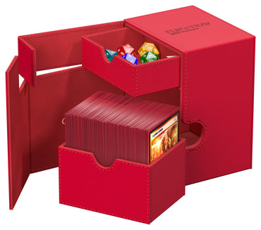 Ultimate Guard FlipnTray 133+ Monocolor, Red