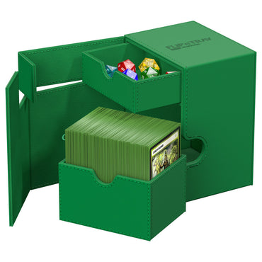 Ultimate Guard FlipnTray 133+ Monocolor, Green
