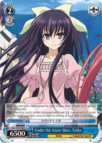 Under the Azure Skies, Tohka (DAL/W79-E091 U) [Date A Live]