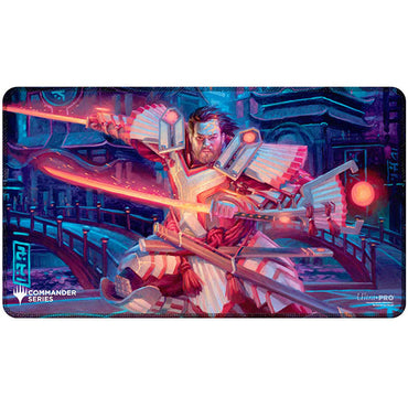MTG Stitched Commander Series Isshin, Two Heavens as One Playmat