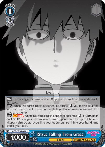 Ritsu: Falling From Grace (MOB/SX02-087 U) [Mob Psycho 100]
