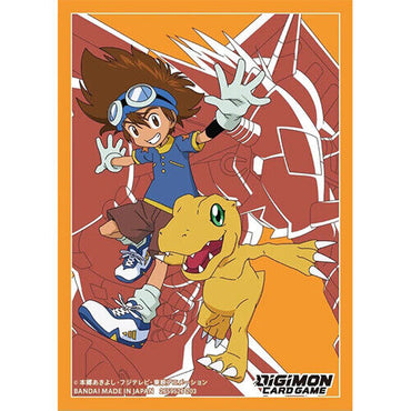 Digimon Official Card Sleeves 2023 (Tai Kamiya & Agumon)