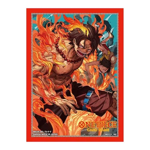 One Piece TCG Portgas D. Ace Official TCG+ Stores Card Sleeves Limited Edition V5