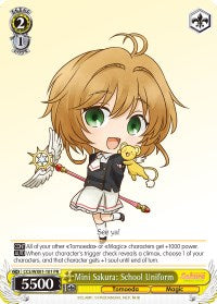 Mini Sakura: School Uniform (CCS/WX01-101 PR) (Promo) [Cardcaptor Sakura: Clear Card]