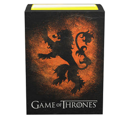 Dragon Shield: Standard 100ct Brushed Art Sleeves - Game of Thrones (House Lannister)