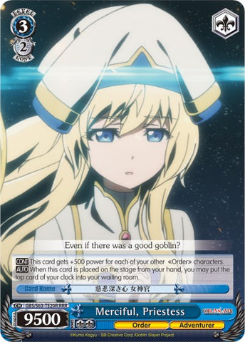 Merciful, Priestess (GBS/S63-TE20R RRR) [Goblin Slayer]