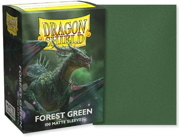 Dragon Shield: Standard 100ct Card Sleeves, Forest Green Matte