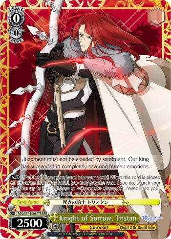 Knight of Sorrow, Tristan (FGO/S87-E005RTR RTR) [Fate/Grand Order THE MOVIE Divine Realm of the Round Table: Camelot]